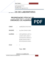 Informe de Laboratorio AlbaÑILERIA