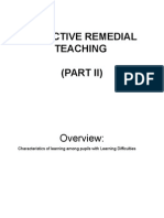 Effective Remedial Teaching