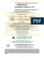 Prospectus of Shahjibazar Power Co - LTD