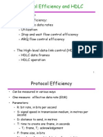 Protocol Efficiency and HDLC