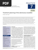 BDJ Volume 201 Issue 6 2006 (Doi 10.1038/sj - bdj.4814041) Chee, W Jivraj, S - Treatment Planning of The Edentulous Mandible