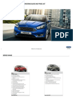 New Ford Focus - Customer Ordering Guide and Price List: Effective From 17th October 2014