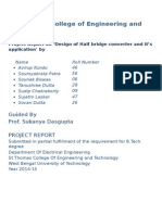 St. Thomas' College of Engineering and Technology: Guided by Prof. Sukanya Dasgupta Project Report