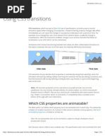 Using CSS Transitions - Web Developer Guide - MDN