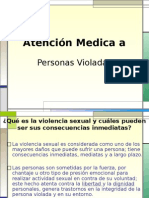 Atención Medica A Personas Violadas