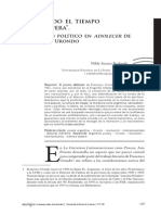 Nilda Redondo - Lo Poético Político en Adolecer de Francisco Urondo