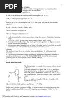 Darlington Pair, Voltage Shifters & Other High Resistance Circuits