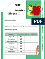 5to Grado Primaria - Bloque 3 (2014-2015)