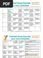 Tazewell April 2015 Group Exercise