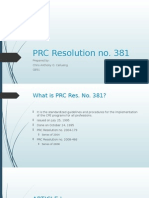 PRC Resolution No 381