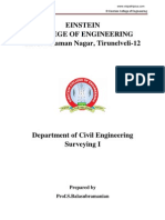 CE2204 Surveying I Lecture Notes