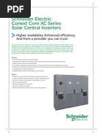 Schneider Solar Inverter XC Series April 2012 - V2