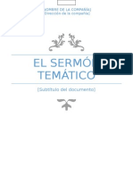 El Sermón Temático