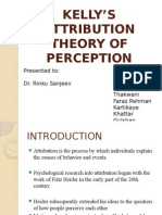 Kelly'S Attribution Theory of Perception