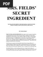 Mrs. Fields Secret Ingredient