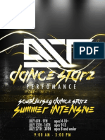 Summer Intensive Brochure