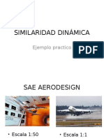 Similaridad Dinámica de Escala de Aeronave