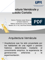 Arquitectura Vernácula y Efecto Coriolis