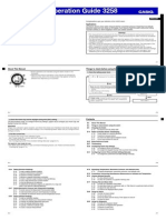 Operation Guide 3258: About This Manual Things To Check Before Using The Watch