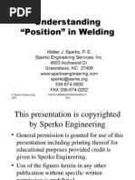 Understanding "Position" in Welding