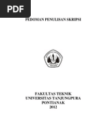 Format Penulisan Skripsi FT Untan 2012