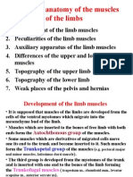 Functional Anatomy of The Muscles of The Limbs