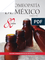 La Homeopatía de México, Número Especial (80 Aniversario)