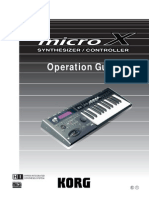 Korg MicroX Manual