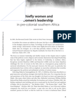 Women in South African History - Chapter 1 - Chiefly Women and Women's Leadership in Pre-Colonial Southern Africa PDF