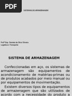 Slide - Sistema de Armazenagem