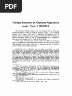 Teología Bautismal de Clemente Alejandrino Según Paed. 1, 26,3-27,2 PDF