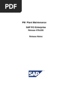 PM Plant Maintenance: SAP R/3 Enterprise