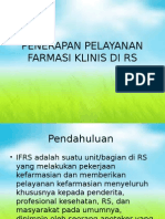 Penerapan Pelayanan Farmasi Klinis