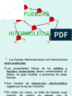 FUERZAS Intermoleculares