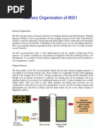 Memory Organization of 8051