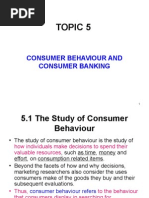 Chap 5 - Consumer Behaviour Consumer Banking 1 1