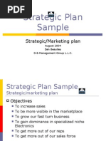 Sample Strategic Plan