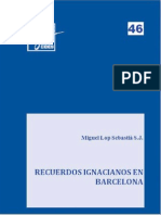 Eides 46, Recuerdos Ignacianos en Barcelona - Miguel Lop Sebastià, SJ