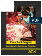 Handbook For Pre - School Educators: English