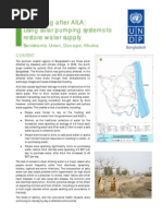 Factsheet - Rebuilding After Aila Using Solar Pump Water Supply Resortation Banishanta, Dacope, Khulna