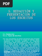 Fundamentos de Investigación: Redaccion y Presentacion de Los Escritos