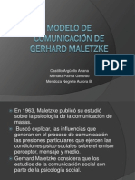 Modelo Comunicativo de Maletzke