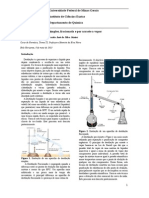 Relatório Destilação