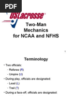 2 Man Mechanics For Lacrosse Officials