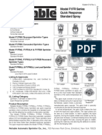 014 Model F1FR 56 Quick Response Sprinklers