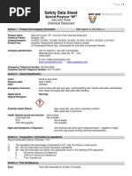 SP Msds Sheet