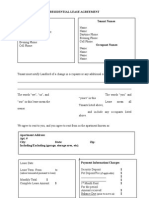 Residential Lease Agreement