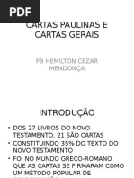 Cartas Paulinas e Cartas Gerais Atualizado