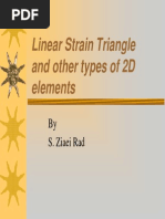 10-Linear Strain Triangle and Other Types of 2d Elements