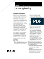 Disaster Recovery Planning: White Paper WP027005EN